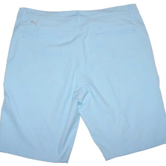 Sold.   Excellent Puma Bio Cell Performance Golf Shorts 36 10 Light Blue - Picture 4 of 6